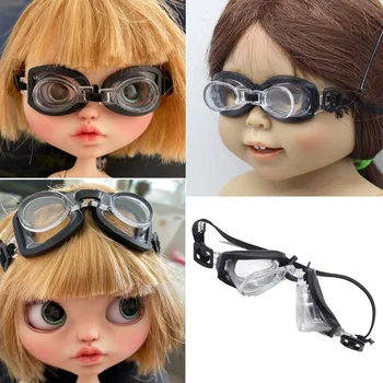 1/6 BJD Dolls Куклени плувни очила Модерен плувни очила ПУ Очила за гмуркане Куклени очила за деца в подарък