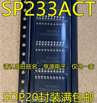 10 бр НОВИЯТ чипсет SP233ACT SOP20 RS-232/IC Оригинален Набор чип IC Оригинал