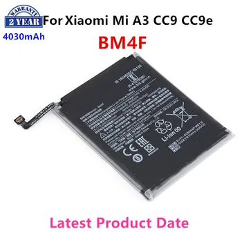 100% Оригинална батерия BM4F капацитет 4030 ма за Xiaomi Mi A3 CC9 CC9e Mi 9 Lite, висококачествени сменяеми батерии за телефон