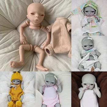 15-инчов Konstantin Alien Reborn Кукла Комплекти Baby Premie Размер Мек на Допир САМ Недовършена Част на кукли Reborn Кукла Kit