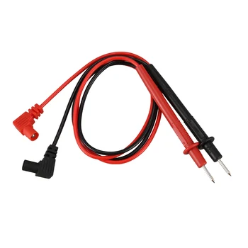 28-цолови тестови кабели за мултицет, черни и червени, 1 чифт