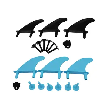 3 бр. перки за дъски за сърф с мек покрив, подвижни перки за сърфиране на плажа, подруливающие устройство