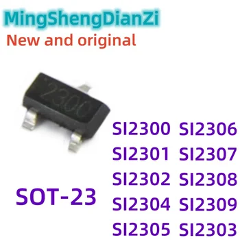 50ШТ SI2300 SI2301 SI2302 SI2304 SI2305 SI2306 SI2307 SI2308 SI2309 SI2303 SOT23 N-канален отделите от словесния Модус Bereich-wirkung