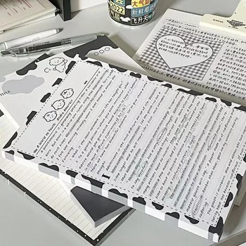 B5 Puppy Milk прави бележки на хартия под формата на лепкав материал за бележника за ученици-блокнотистов