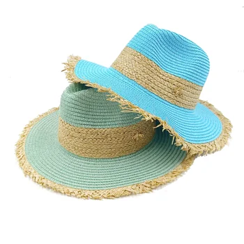 Green straw hat New straw hat Women ' s travel beach шапка French straw нетъкан sun шапка Лятна шапка шапка дамски летни