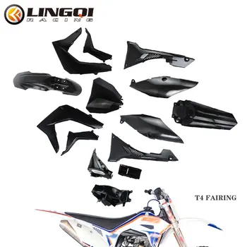 LINGQI RACING Комплект защитни обтекателей за цялото тяло Комплект пластмасови брызговиков за Kayo T4 T2 T4 Pit Dirt Bike Аксесоари за мотоциклети