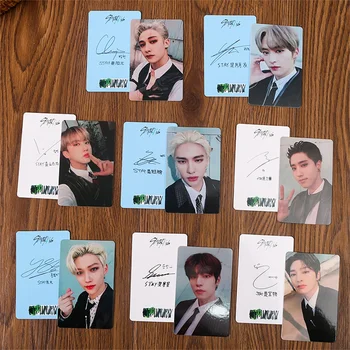 Албуми Фотооткрыток Kpop StrayKids MAXIDENRT Lomo Card CHANGBIN Hyunjin Двустранен Фотооткрытка за Феновете са подбрани