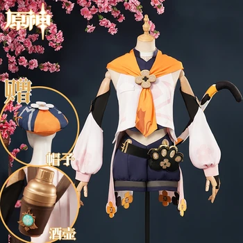 Аниме игра COS Store Genshin Impact Oana Пълен комплект, костюм за Cosplay на Хелоуин и Карнавал