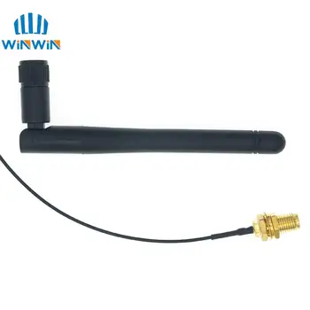 Антена на 2.4 G в сгънат вид с Bluetooth-съвместими модул Wi-Fi Антена ZigBee SMA до фидерной линия IPEX Антена на 2.4 Ghz