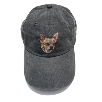 Висококачествен памучен бейзболна шапка за кучета Чихуахуа възстановяване на предишното положение За мъже и жени, регулируем шапка на татко е в стил хип-хоп, директна доставка Bone Garros