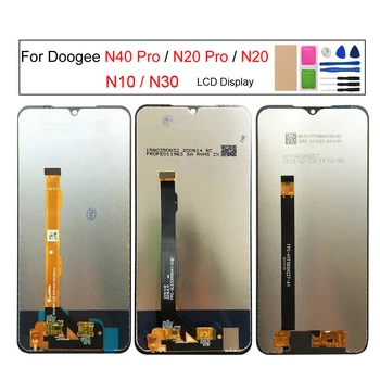За Doogee N20 Pro/N10 LCD екран За Doogee N40 Pro/N30 LCD дисплей С Сензорен Екран Дигитайзер В Събирането на Средства За Ремонт на Телефона