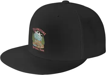 Национален парк йелоустоун Шапка Регулируем Забавен Модерна бейзболна шапка за мъже и Жени
