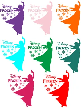 Печат на ивици Frozen Elsa по поръчка за дрехи, Стирающееся украса за шиене със собствените си ръце, ютия при прехвърляне на