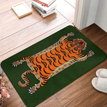 Тигър За баня Нескользящий килим Тибетски Мат Мат спални Добре Дошли Мат пол Декор Килим