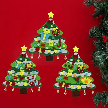 Украса за Коледната елха със собствените си ръце, способността за когнитивным способности, Празнична домашна вратата, комбинирана Коледно дърво, семейни подаръци за деца