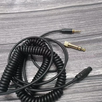 16FB Подобрява вашата музика с помощта на този спирални кабела за Q701 / K712 /K702 /K240 /K240MKII