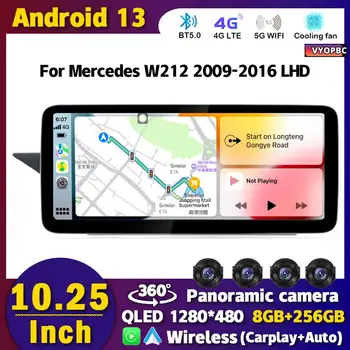 Android 13 8 Основната Безжичен Carplay Авто Радио Мултимедиен Плеър 10,25