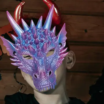 Cosplay Маска на дракон, шапки на животното, маска за Хелоуин, Маскарадная маска за карнавала, cosplay, Карнавалните костюми, парти за възрастни мъже