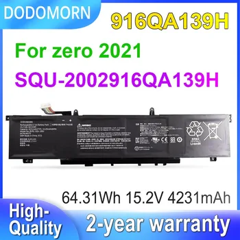 DODOMORN 4231mAh 916QA139H Батерия за лаптоп Zero 2021 SQU-2002 4ICP6/60/72 Високо качество С Номер за проследяване 15,2 V 64.31 Wh