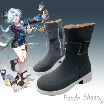 Honkai: Обувки за cosplay Star Rail Бети от аниме игра Cos, Дълги ботуши, подпори за костюмированной партита комикси за Хелоуин Против.