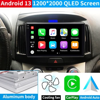 Авто Мултимедиен плейър Krando Android 13 За Hyundai Elantra 4 2006-2012 Авторадио GPS Навигация, Безжичен Carplay Full Touch