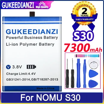 Батерия GUKEEDIANZI капацитет 7300 mah батерии за смартфони Nomu S30