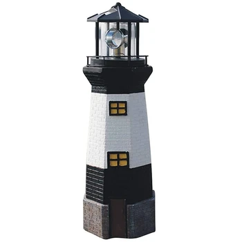 Декоративна лампа Lighthouse, водоустойчив слънчева led лампа Lighthouse-за партита, тераси, алеи във вътрешния двор, градина, на открито