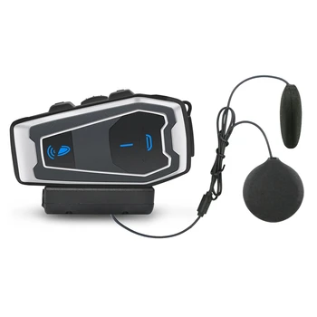 Мотоциклет шлем Bluetooth слушалка намаляване на шума в Микрофона Навигация по GPS с автоматичен отговор Музикални слушалки за каска