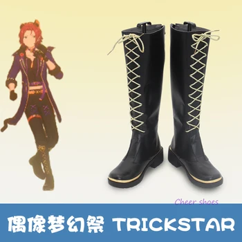 Обувки за cosplay Trickstar, обувки за комикс на Хелоуин, Реквизит за cosplay Trickstar, Ансамбъл звезди, обувки за cosplay за мъже