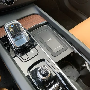 Оформление на автомобила Volvo XC90 S90 V90 XC60 и S60 V60CC автомобили безжично зареждане QI зарядно за телефон, зарядно устройство ще захранване на плоча аксесоари
