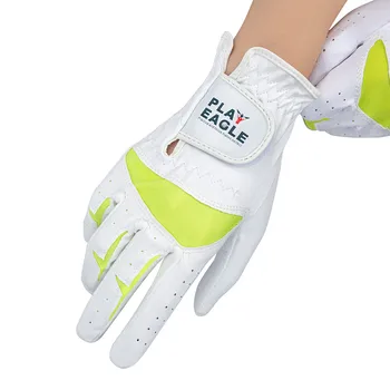 Ръкавици за голф PLAYEAGLE за жени от мека нано микрофибър, дишащи, 1 бр. Ръкавици за голф, дамски ръкавици за лява и дясна ръка