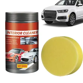 Средство за възстановяване на арматурното табло на автомобила, крем за възстановяване на интериора на колата, препарат за миене на арматурното табло, не съдържа вода, силен почистващ крем