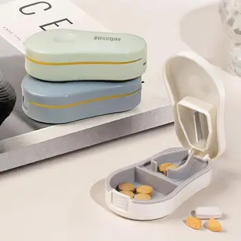 Точност медицински нож, разделител таблетки, малка преносима кутия за лекарства