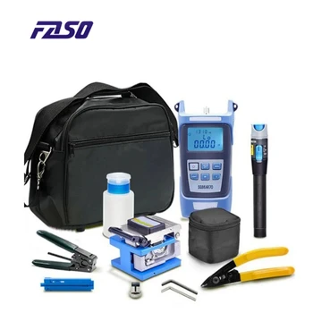 Чанта за комплекта инструменти FTTH, включително висококачествен гребец / секира / електромера / VFL и други влакна, оптично оборудване
