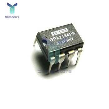 Чип OPA2134PA DIP-8 OPA2134 2134PA Оперативен power IC на Оригиналните компоненти, интегрални схеми за Директно щекер най-Новият