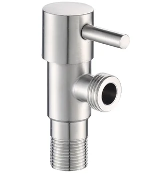 Ъглов клапан от неръждаема стомана 304 G1 / 2 * 1/2, Бойлер, Спирателен кран на входа на тоалетната, кран, ъглов клапан